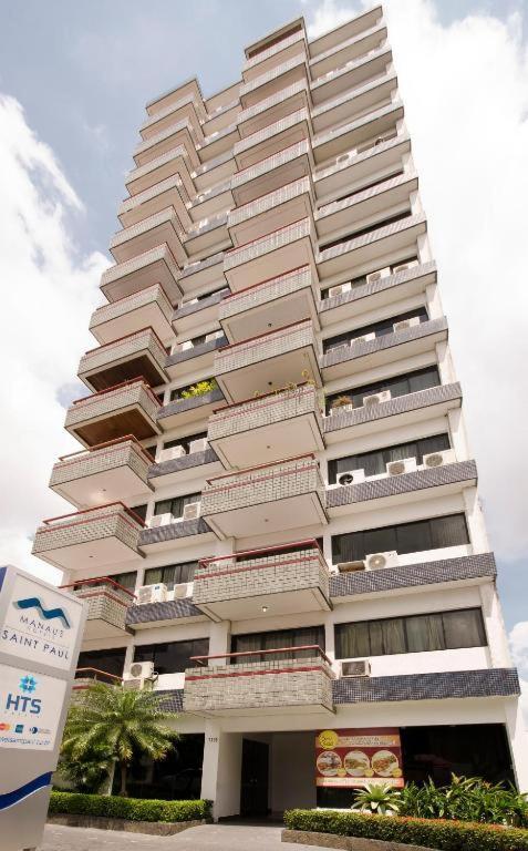 Apartamento Centro Manaus Hotel Saint Paul - 5º Andar - Apto 1055 المظهر الخارجي الصورة